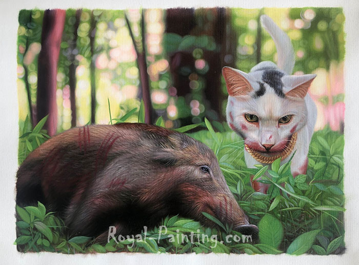 Customized Oil Painting For Pet